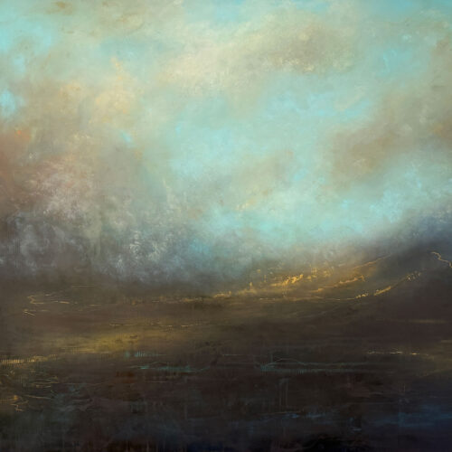 Paula Dunn-Atmospheric landscapes using oils and cold wax